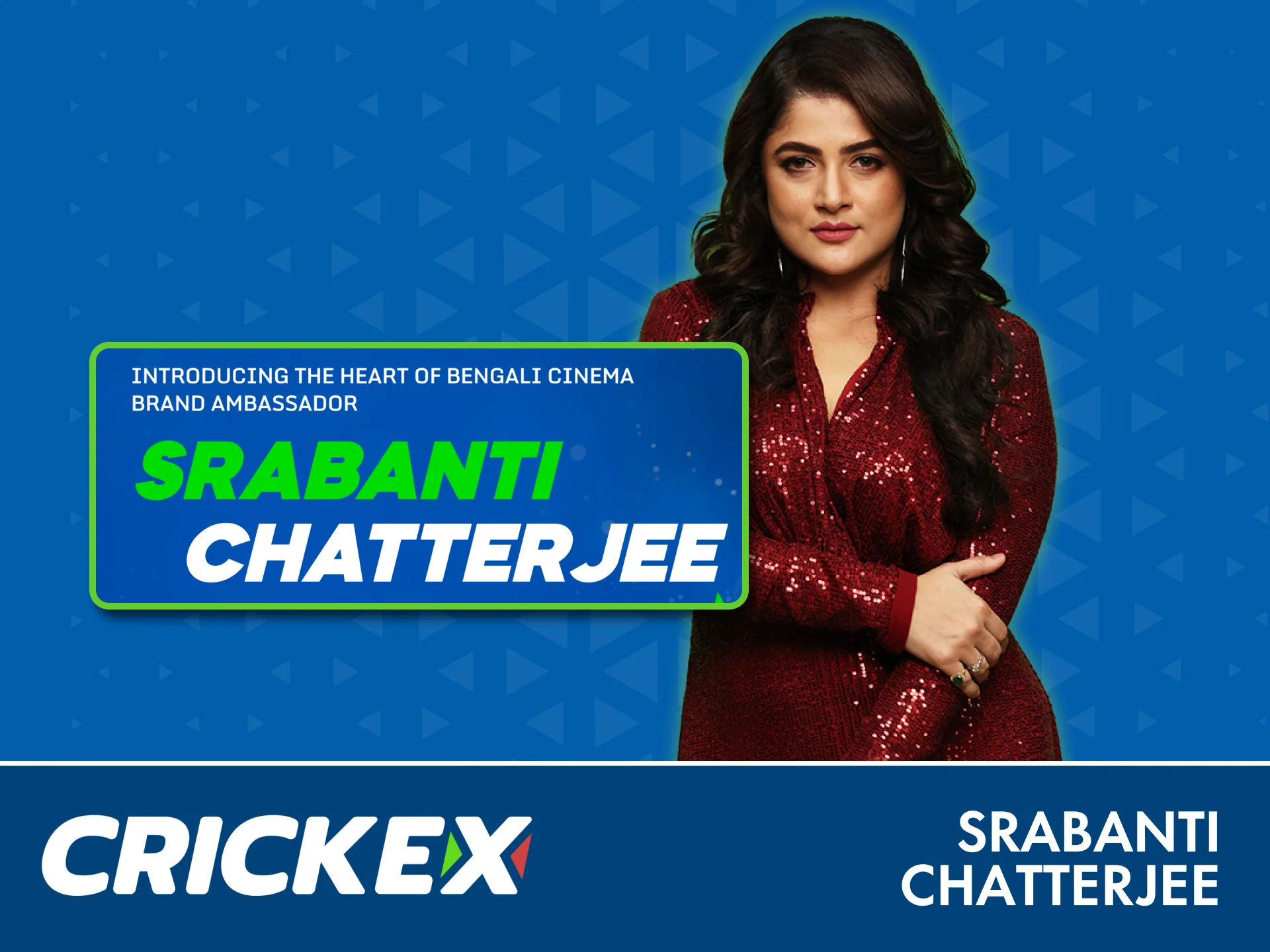 Experience the excitement of Crickex with ambassador Srabanti Chatterjee.