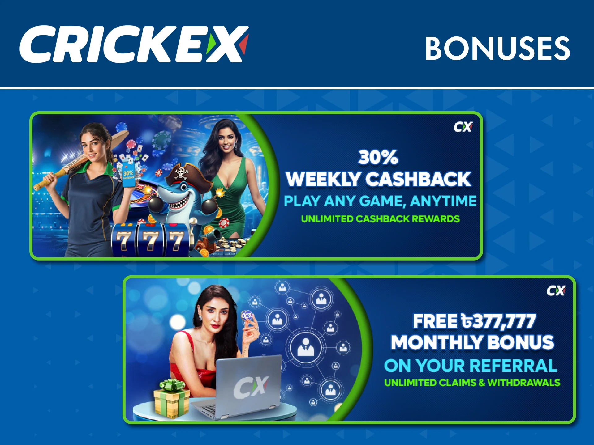 Unlock Aviator bonuses on Crickex and get cashback and extra rewards.