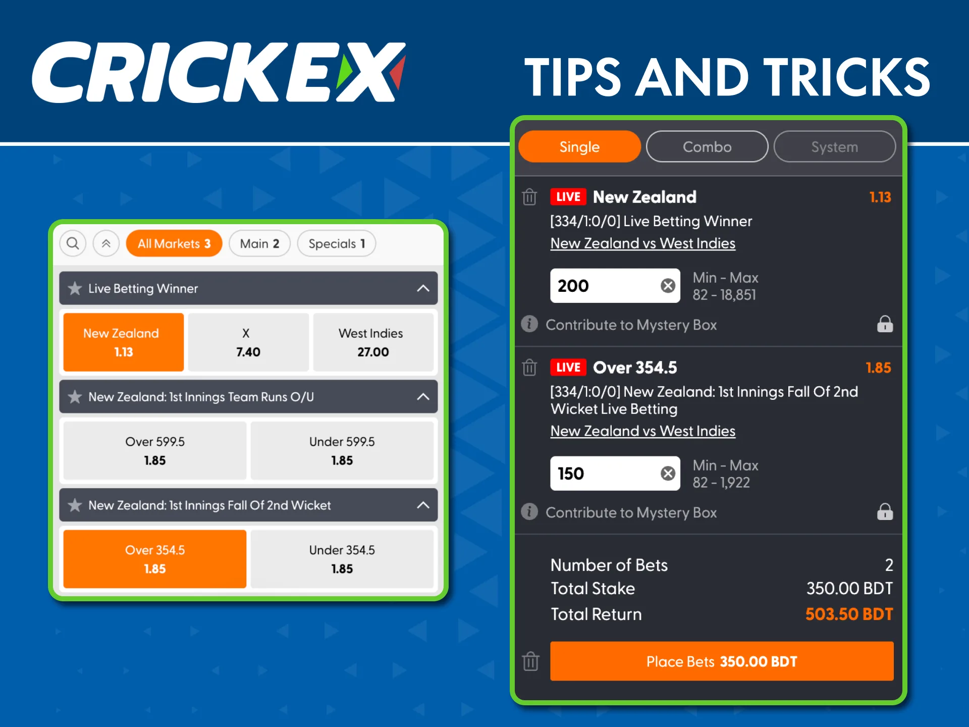 Learn tips and tricks to increase your cricket winnings on Crickex.