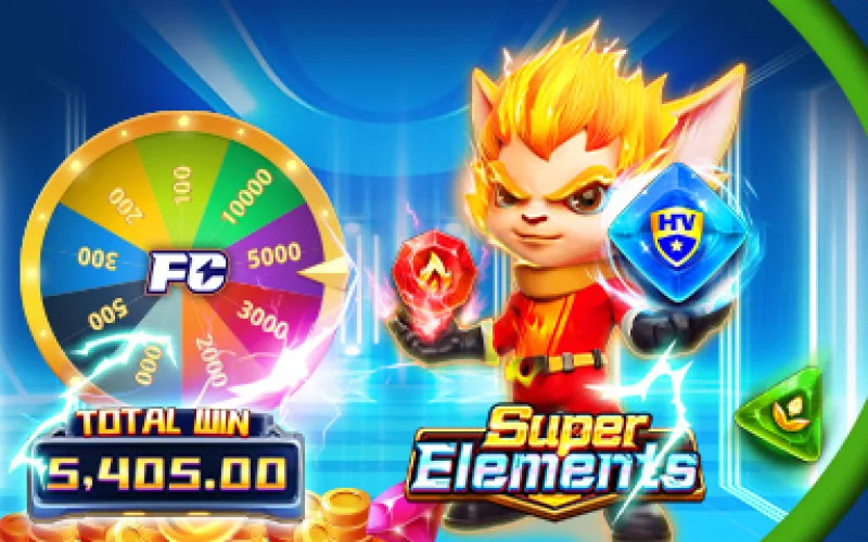 Deposit on Crickex and get free spins to play HEYVIP Super Elements.